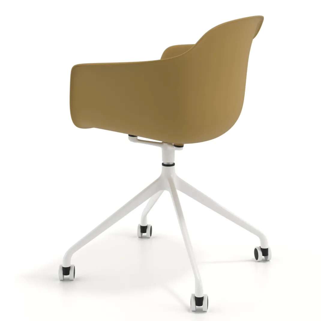 Silla Giratoria Elisa, con ruedas