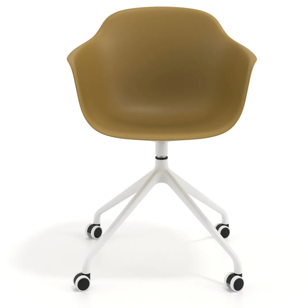 Silla Giratoria Elisa, con ruedas