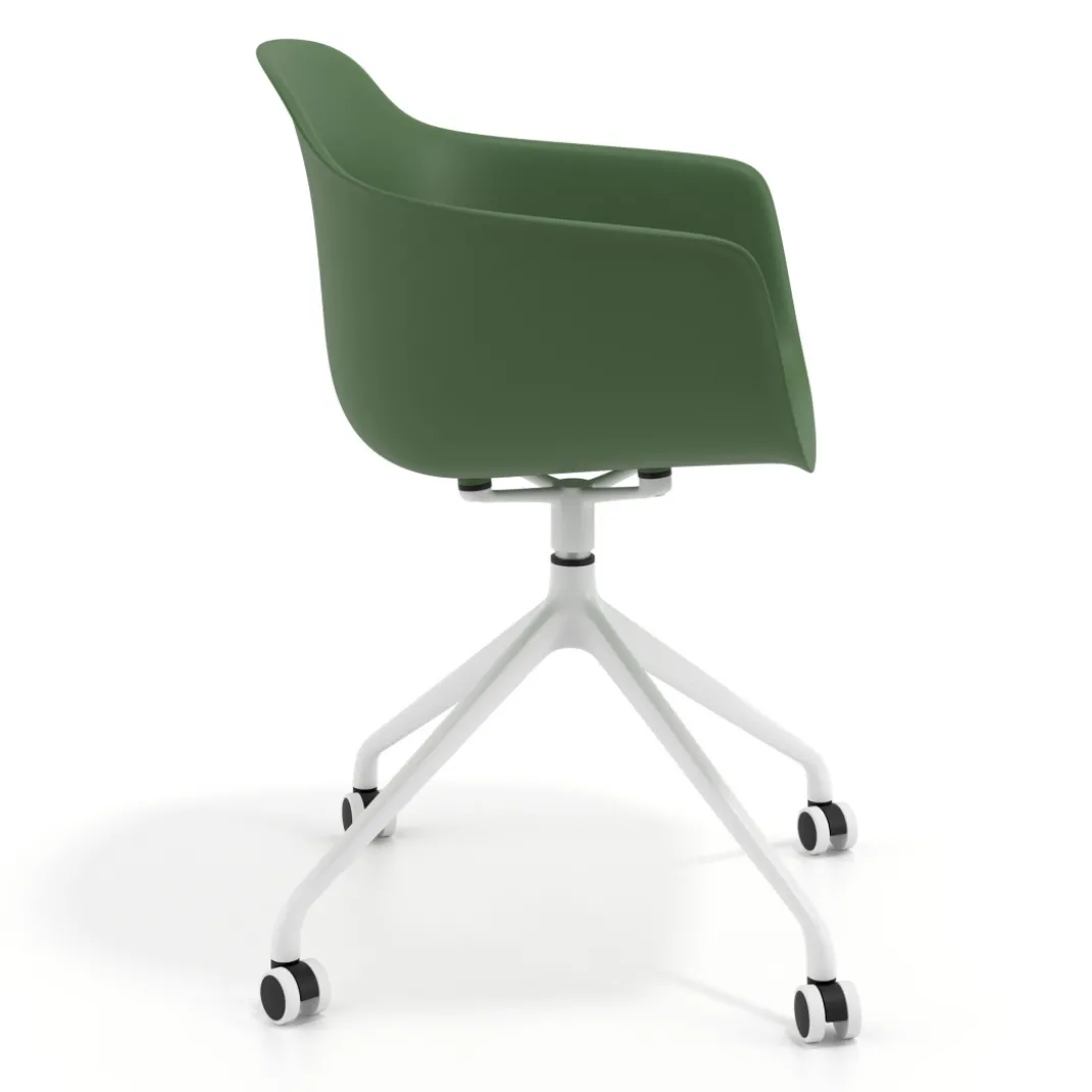 Silla Giratoria Elisa, con ruedas