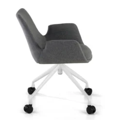 Silla Giratoria Elodie, estructura con ruedas