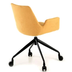 Silla Giratoria Elodie, estructura con ruedas
