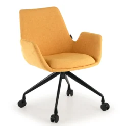 Silla Giratoria Elodie, estructura con ruedas