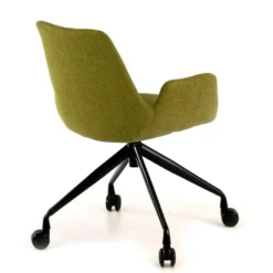 Silla Giratoria Elodie, estructura con ruedas