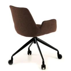 Silla Giratoria Elodie, estructura con ruedas
