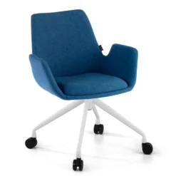 Silla Giratoria Elodie, estructura con ruedas