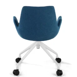 Silla Giratoria Elodie, estructura con ruedas
