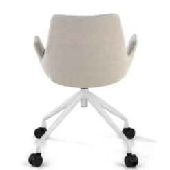 Silla Giratoria Elodie, estructura con ruedas
