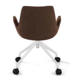 Silla Giratoria Elodie, estructura con ruedas