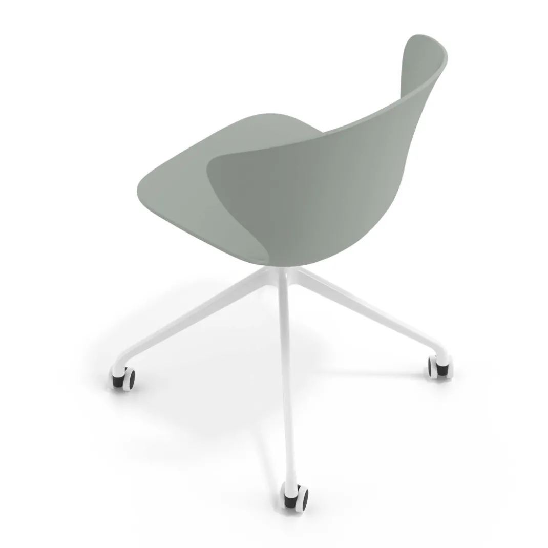 Silla Giratoria Wendy, con ruedas