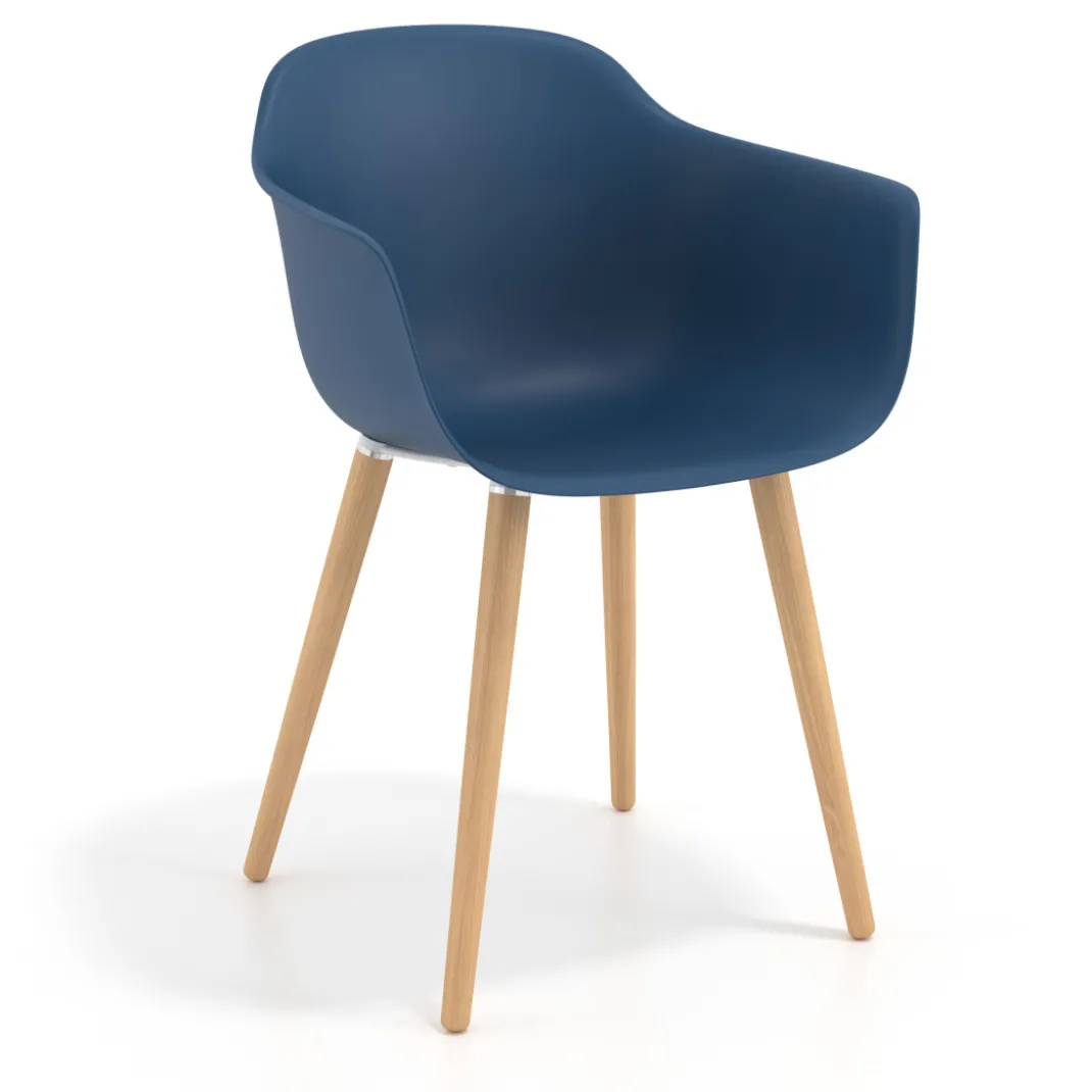 Silla Nórdica Elisa, Patas de madera