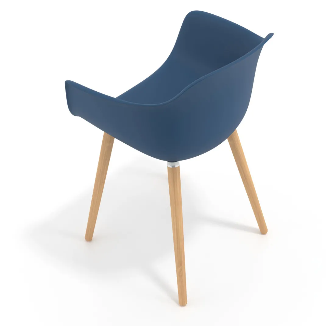 Silla Nórdica Elisa, Patas de madera