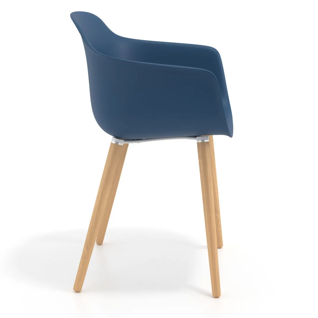 Silla Nórdica Elisa, Patas de madera