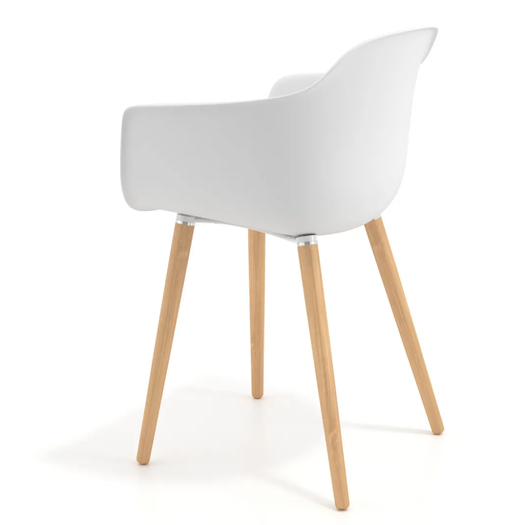 Silla Nórdica Elisa, Patas de madera