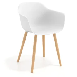 Silla Nórdica Elisa, Patas de madera
