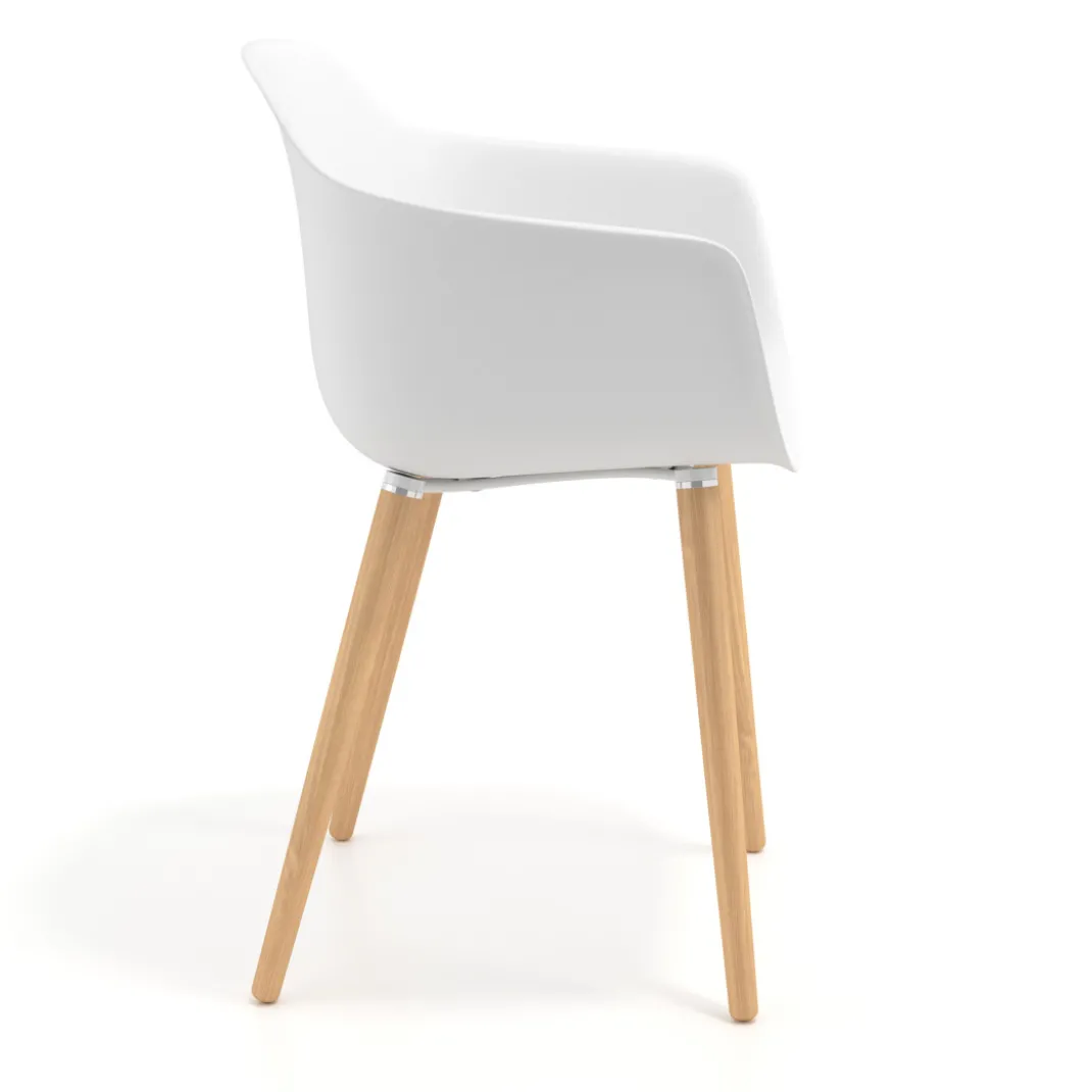 Silla Nórdica Elisa, Patas de madera