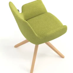 Silla Nórdica Elodie, Patas de madera, Certificada