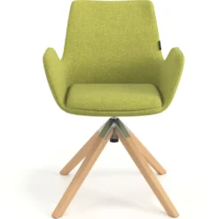 Silla Nórdica Elodie, Patas de madera, Certificada
