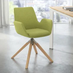 Silla Nórdica Elodie, Patas de madera, Certificada