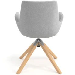 Silla Nórdica Elodie, Patas de madera, Certificada