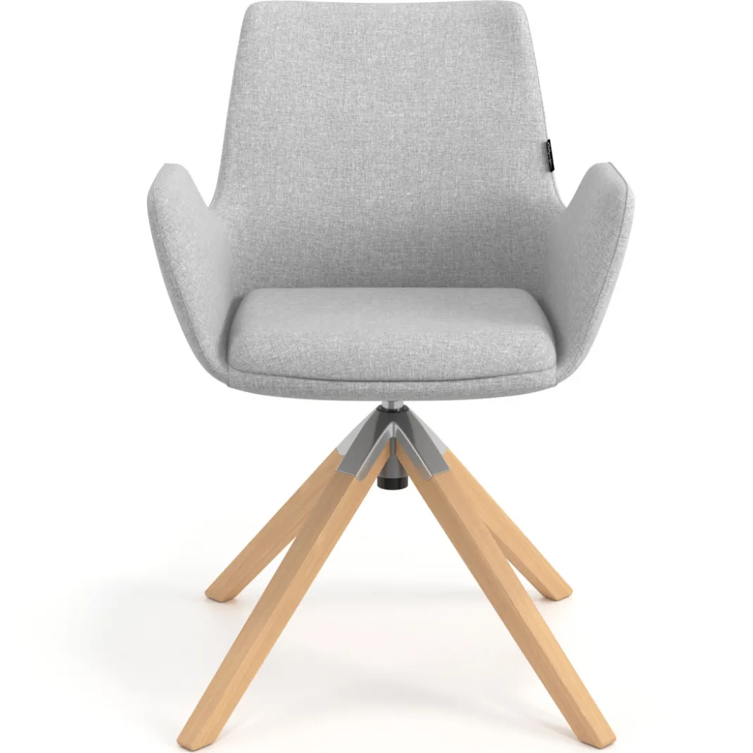 Silla Nórdica Elodie, Patas de madera, Certificada