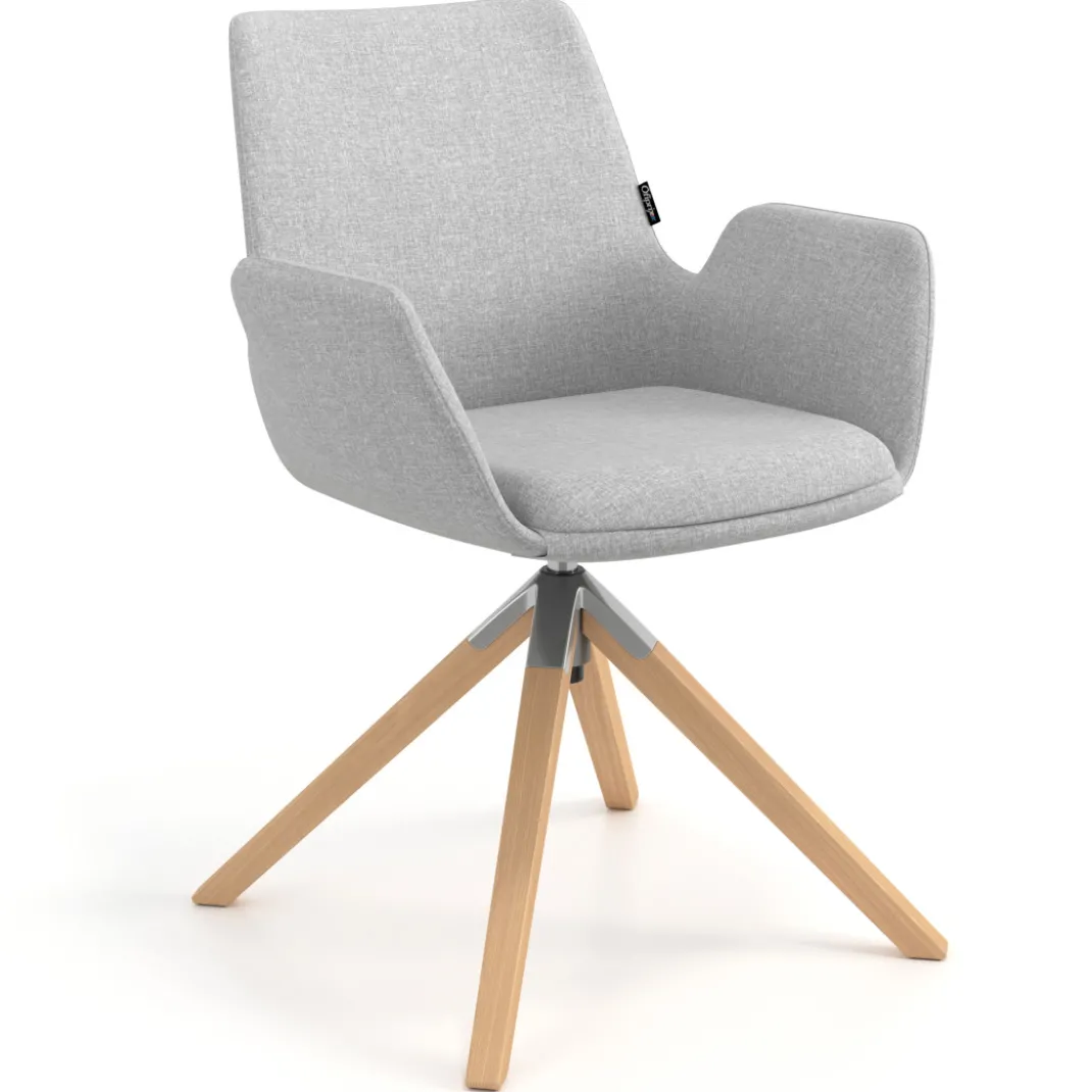 Silla Nórdica Elodie, Patas de madera, Certificada