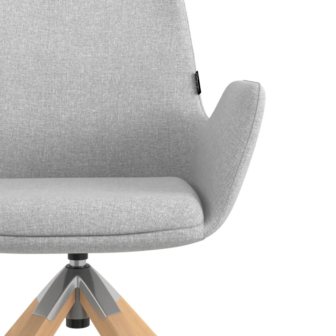 Silla Nórdica Elodie, Patas de madera, Certificada