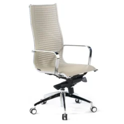 Silla oficina de diseño Croma, respaldo alto