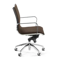 Silla oficina de diseño Croma, respaldo bajo