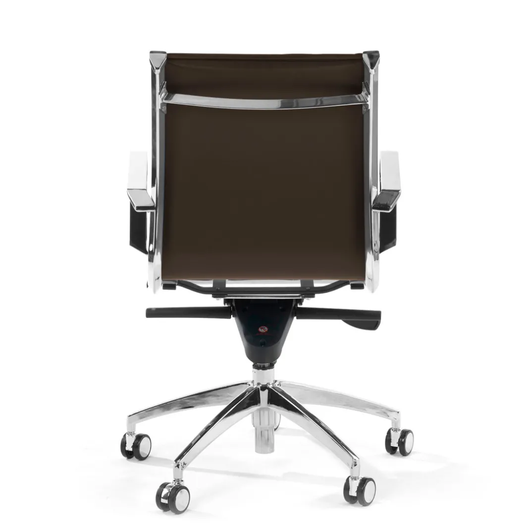 Silla oficina de diseño Croma, respaldo bajo