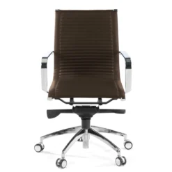 Silla oficina de diseño Croma, respaldo bajo