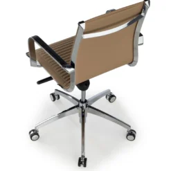 Silla oficina de diseño Croma, respaldo bajo