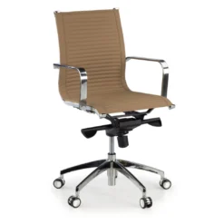 Silla oficina de diseño Croma, respaldo bajo