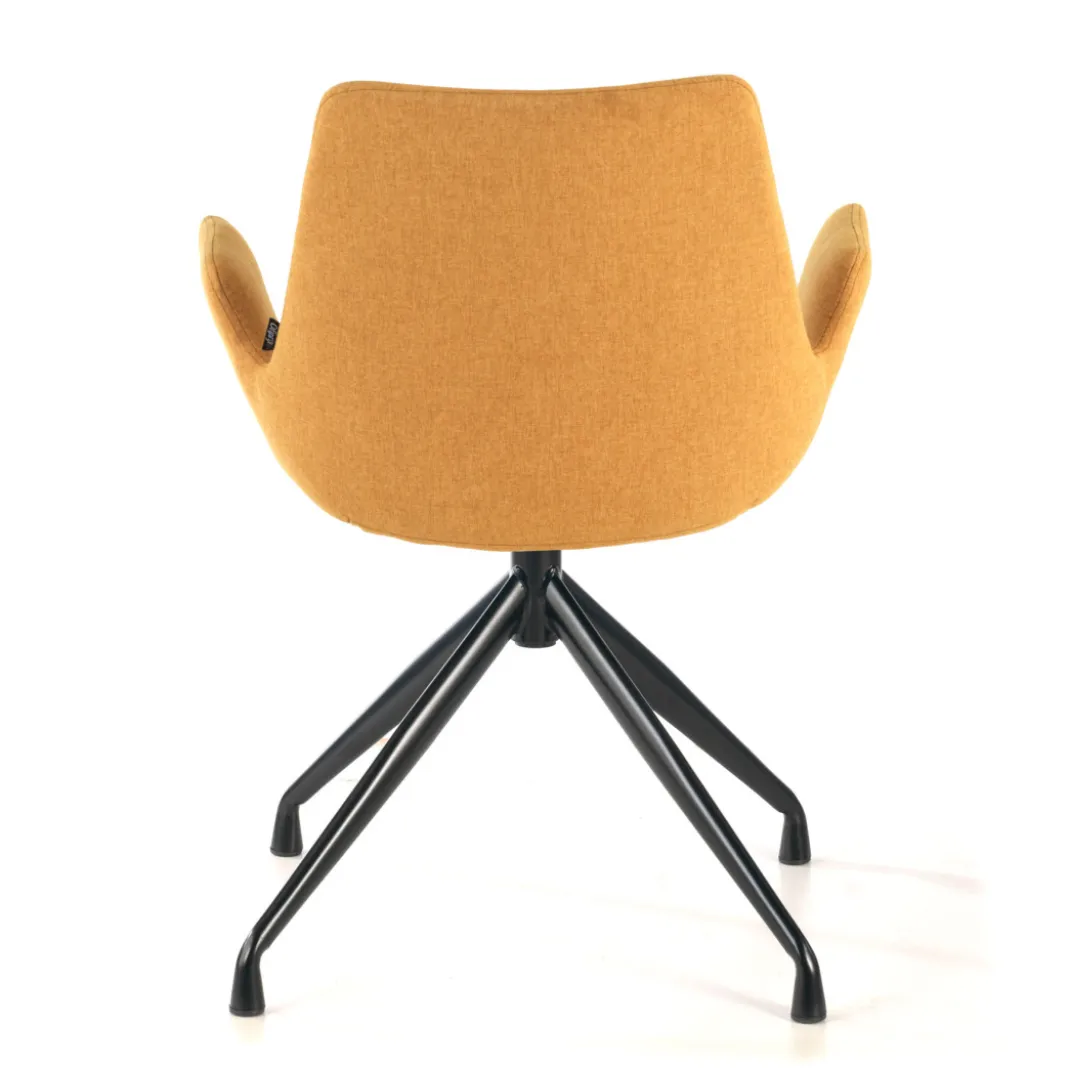 Silla Reuniones Elodie, gran acolchado, estructura giratoria