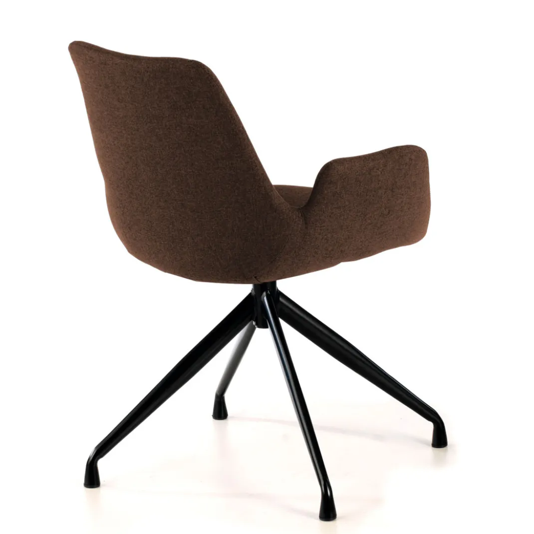 Silla Reuniones Elodie, gran acolchado, estructura giratoria