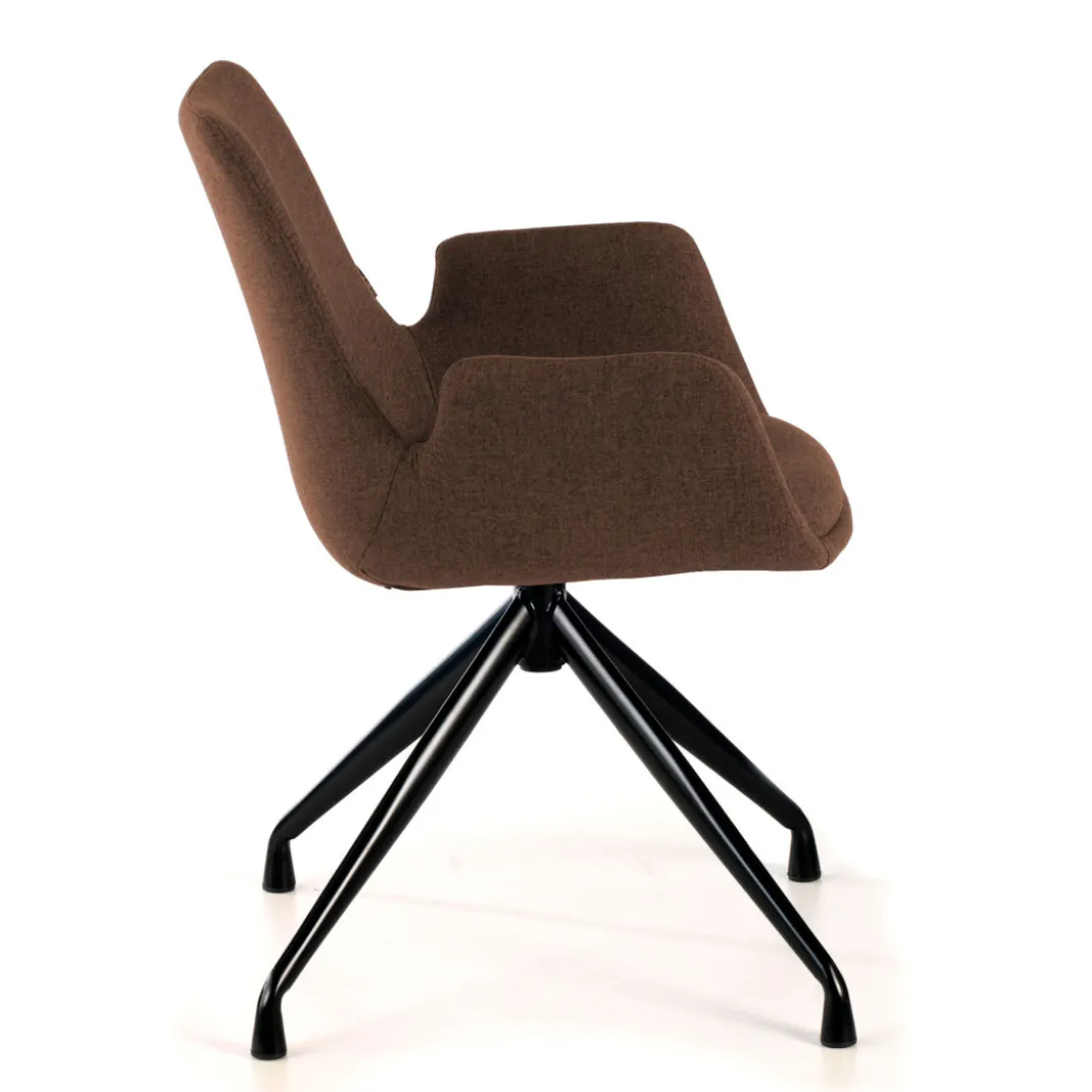 Silla Reuniones Elodie, gran acolchado, estructura giratoria