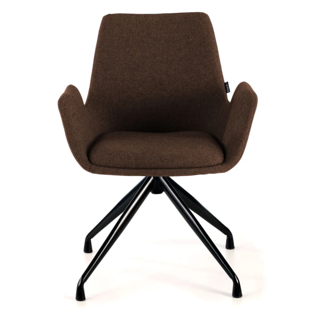 Silla Reuniones Elodie, gran acolchado, estructura giratoria