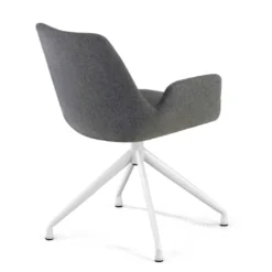 Silla Reuniones Elodie, gran acolchado, estructura giratoria