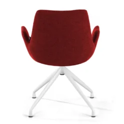 Silla Reuniones Elodie, gran acolchado, estructura giratoria