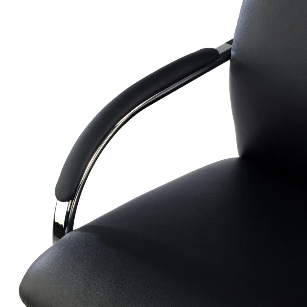 Sillón confidente Aston patín piel natural