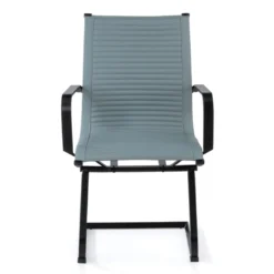 Sillón confidente de oficina Croma, estructura negra