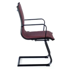 Sillón confidente de oficina Croma, estructura negra