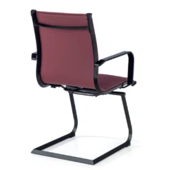 Sillón confidente de oficina Croma, estructura negra