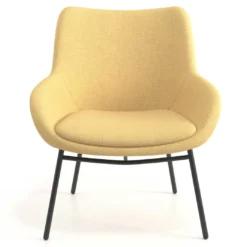 Sillón de Espera Capri, respaldo Medio, base 4 patas metal