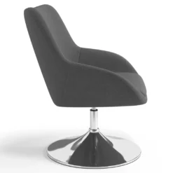 Sillón de Espera Capri, respaldo Medio, base giratoria metal