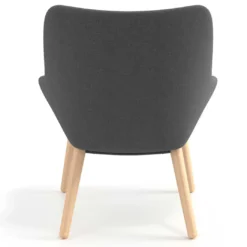 Sillón de Espera Capri, respaldo Medio, base 4 patas madera