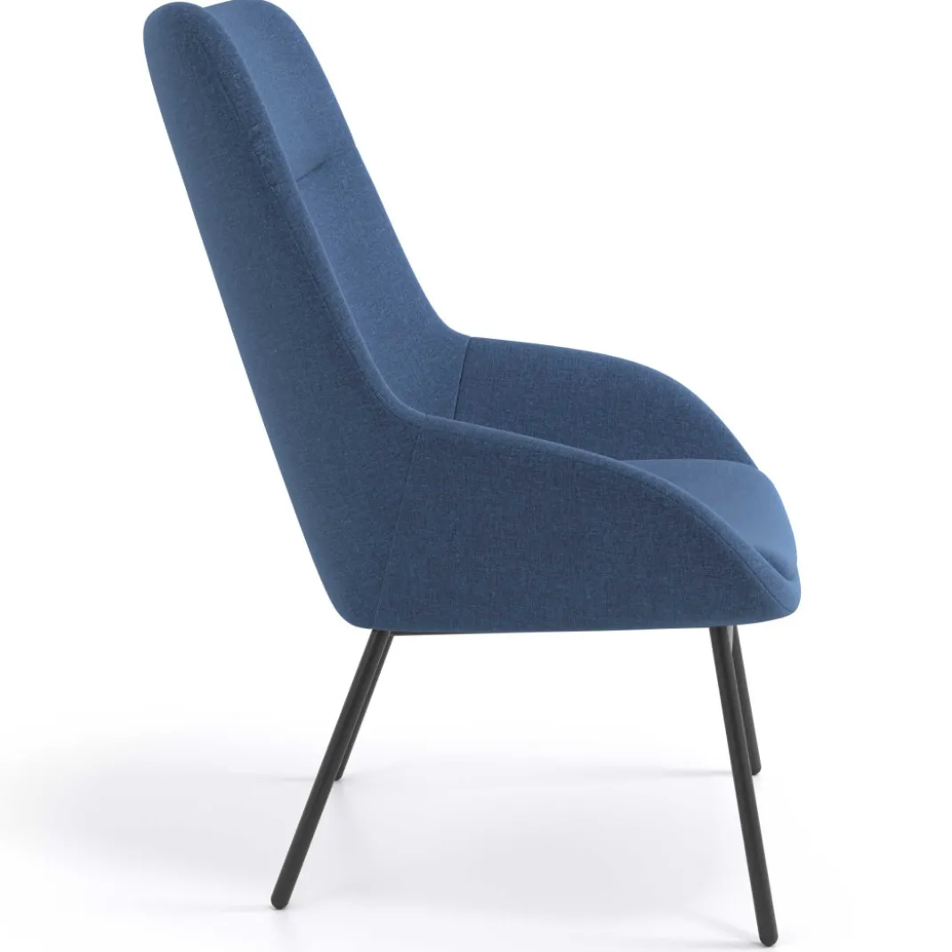 Sillón de Espera Capri, respaldo Alto, base 4 patas metal