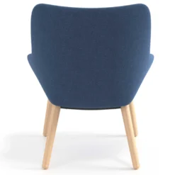 Sillón de Espera Capri, respaldo Medio, base 4 patas madera