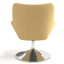 Sillón de Espera Capri, respaldo Medio, base giratoria metal