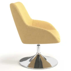 Sillón de Espera Capri, respaldo Medio, base giratoria metal