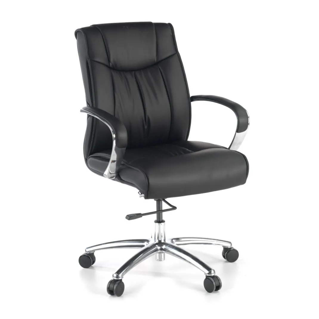 Sillón de oficina Bahía respaldo bajo Ecopiel